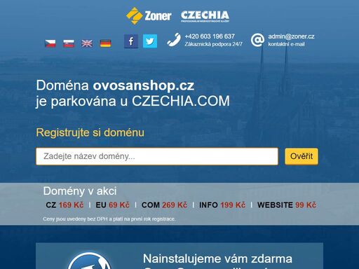 ovosanshop.cz - specializovaný e-shop ovosan