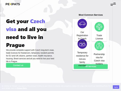 help and assistance on czech trade license, long term visa renewal, temporary residency permits for eu uk citizens, partner visa, health insurance, brexit