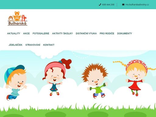 oficiální webové stránky mateřské školy bulharská