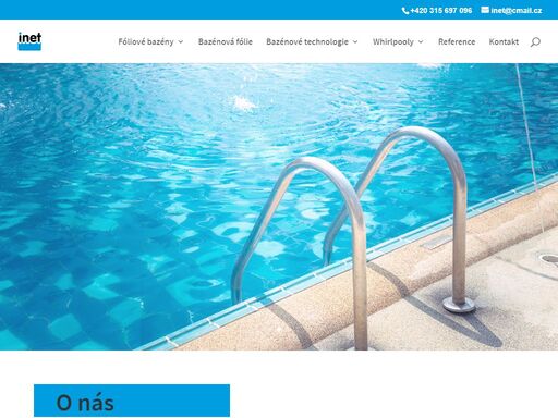 inet s.r.o. je výrobce a dodavatel kompletních bazénů a solárních absorbérů, dodavatel bazénových technologií a pvc fólií.