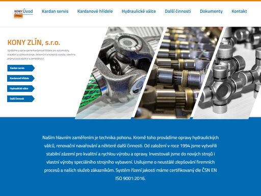 kardan servis – výroba a opravy kardanů pro automobily, průmysl a zemědělství.