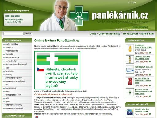 lékárna - léky a jejich on-line prodej lékárna online