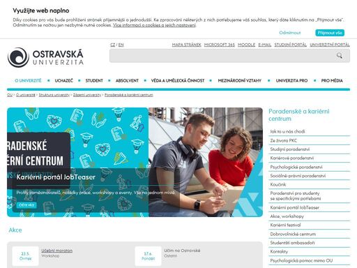 poradenské a kariérní centrum ou - oficiální internetové stránky ostravské univerzity.