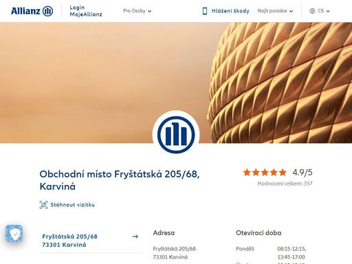 obchodní místo fryštátská 205/68, karviná - fryštát