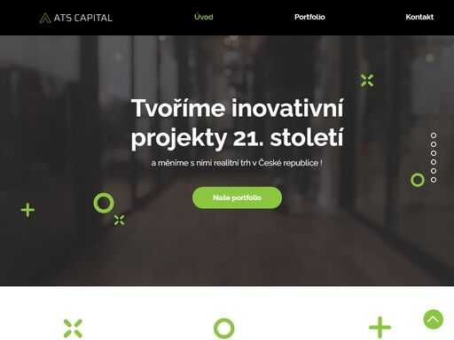 jsme ats capital. tvoříme inovativní projekty 21. století a měníme s nimi realitní trh v české republice. 