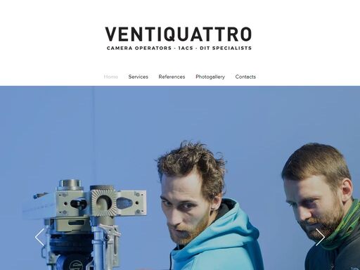 ventiquattro provides a film professionals for national and international film or video productions in a short notice time. our service is available 365/24/7. we also create full service productions, tv commercials, internet campaigns, online videos and industrial promotion films.