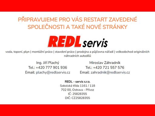 redl - servis s.r.o.
výprodej instalatérského materiálu