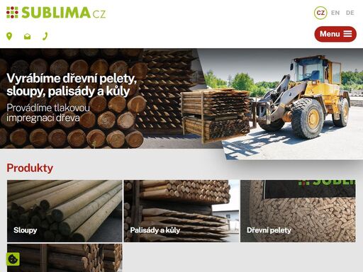 vyrábíme dřevní pelety, sloupy, palisády a kůly. provádíme tlakovou impregnaci dřeva. kontaktujte nás.