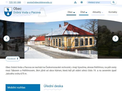 www.obecdobravoda.cz