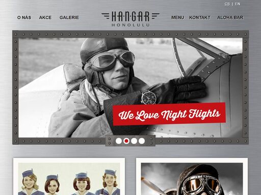hangar bar praha je stylový podnik s originální atmosférou letectví 40.- 60. let minulého století.
