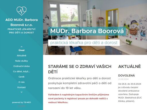 add mudr. barbora boorová s.r.o.