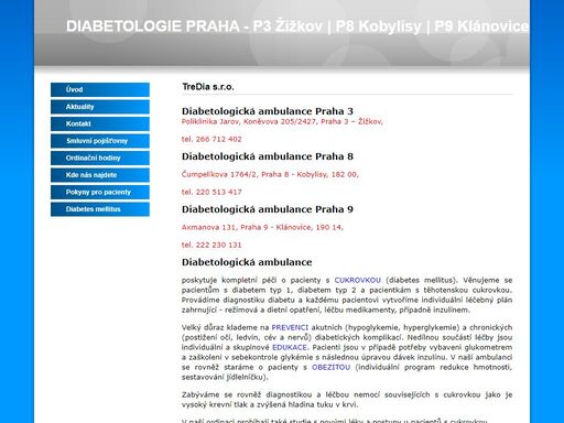 www.diabetologiepraha9.cz