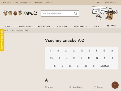 www.kava.cz