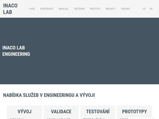inaco lab provádí engineering a vývoj produktů ve strojírenství. kontaktujte nás na email: info@inacolab.cz