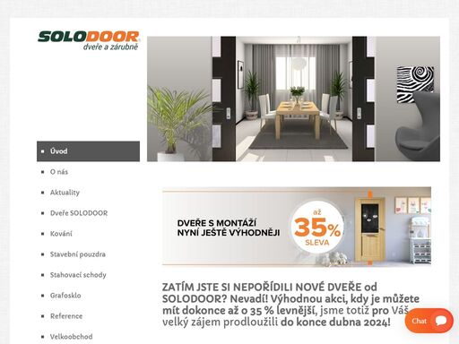 dodáváme jedny z nejkvalitnějších dveří od českého výrobce solodoor a.s.