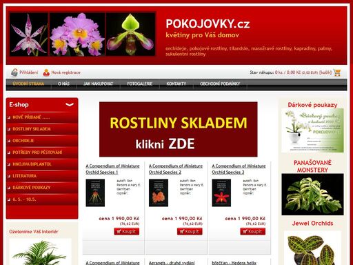 pokojovky.cz  - internetový obchod zaměřený na živé rostliny a potřeby pro rostliny. ozeleníme interiér vaší firmy i bytu, zajistíme i vzrostlé rostliny. 
