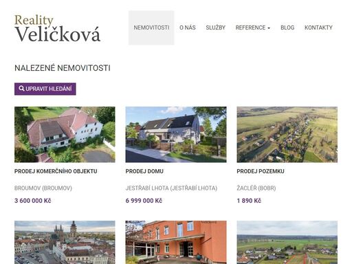 www.reality-velickova.cz