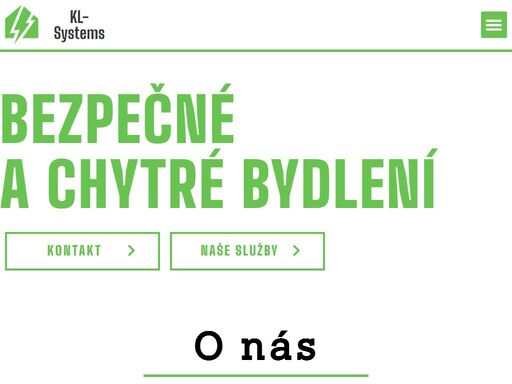 kl systems nabízí rozsáhlé služby v oblasti elektroinstalace, zabezpečovacích systémů, chytré domácnosti loxone a následný celkový servis.