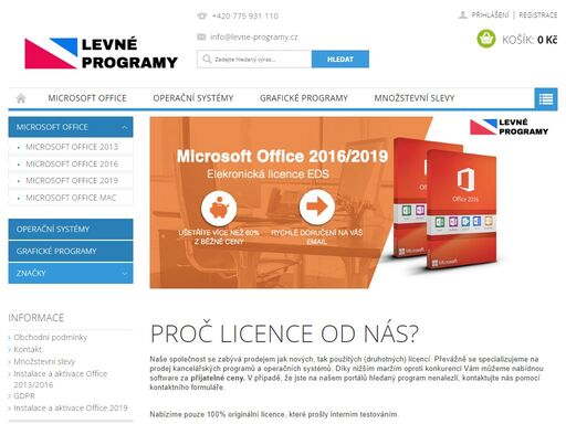 www.levne-programy.cz
