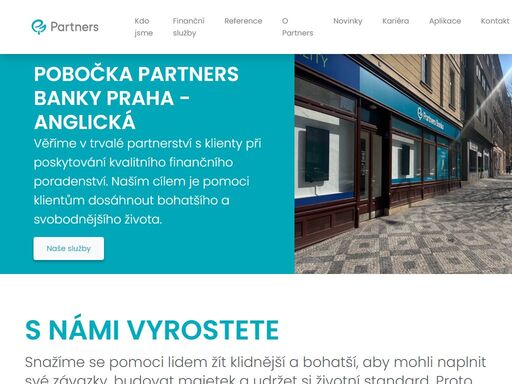 pobočka partners banky praha - anglická poskytuje nezávislé finanční poradenství a osobní finanční plánování. finanční poradce vám pomůže ve sjednání a kalkulaci hypotéky, pojištění nebo investic