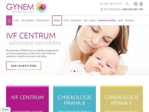 gynekologie a centrum asistované reprodukce gynem nabízí kvalitní nadstandardní péči. gynem provozuje dvě pobočky v praze. a to na praze 8 - ulice ledčická 1 a na praze 6 - ulice na ořechovce 7.