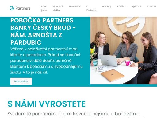 pobočka partners banky český brod - nám. arnošta z pardubic poskytuje nezávislé finanční poradenství a osobní finanční plánování. finanční poradce vám pomůže ve sjednání a kalkulaci hypotéky, pojištění nebo investic