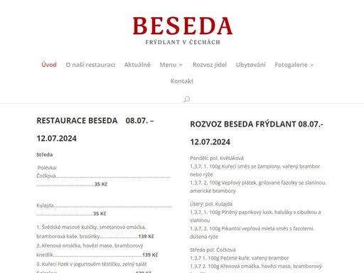 www.restaurace-frydlant-beseda.cz