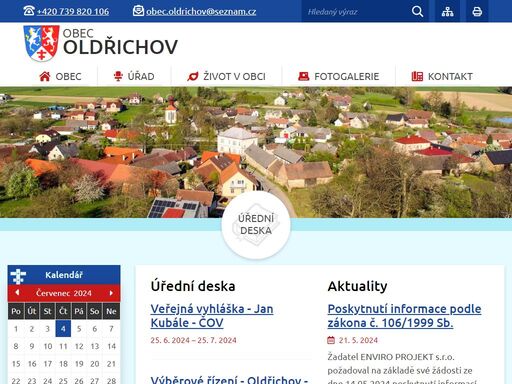 www.obec-oldrichov.cz