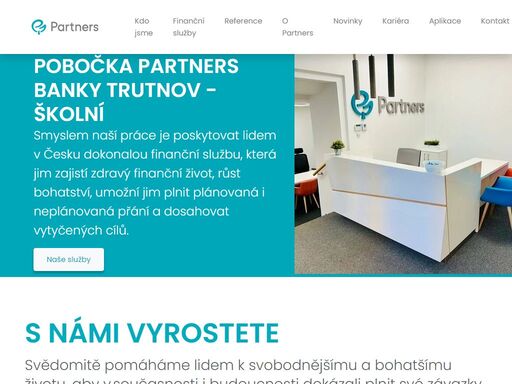 pobočka partners banky trutnov - školní poskytuje nezávislé finanční poradenství a osobní finanční plánování. finanční poradce vám pomůže ve sjednání a kalkulaci hypotéky, pojištění nebo investic