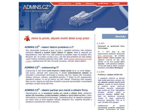 www.admins.cz