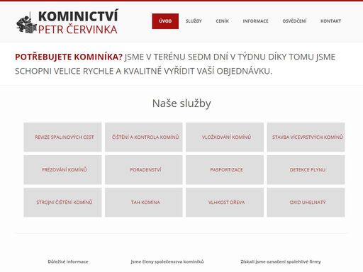 www.kominictvicervinka.cz