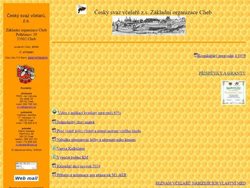 www.vcelaricheb.cz