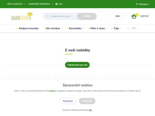 www.obchodzelenezdravi.cz