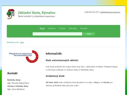 www.zsspecrymarov.cz