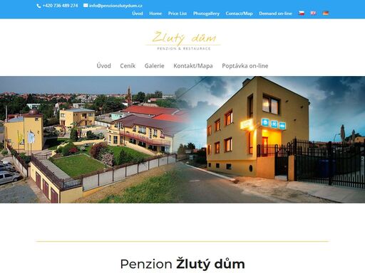 www.penzionzlutydum.cz