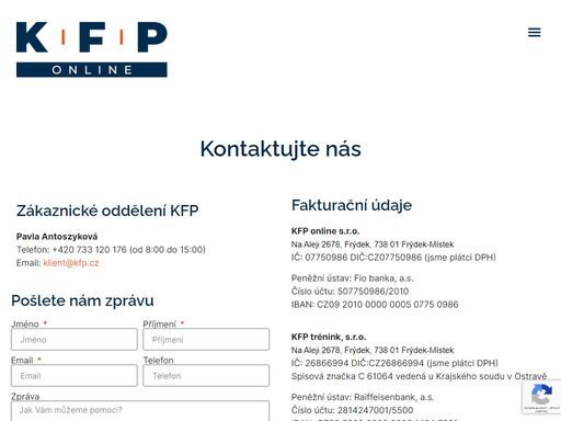 www.kfponline.cz/kontakt