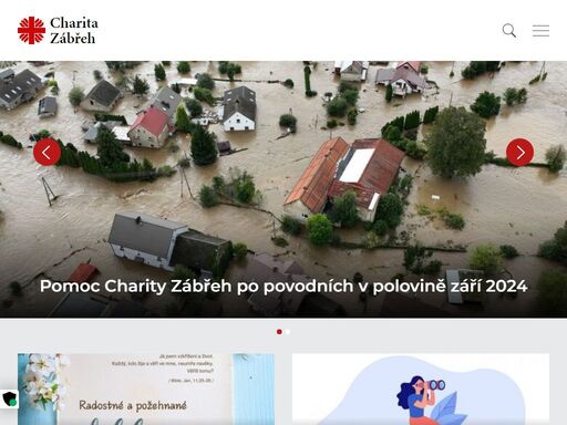 charita zábřeh homepage