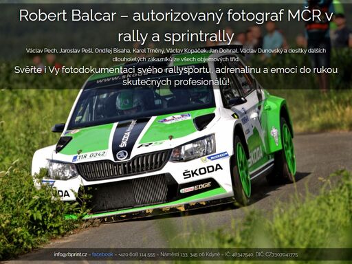 robert balcar - autorizovaný fotograf mčr v rally a sprintrally