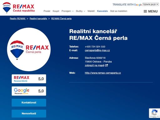 www.remax-cernaperla.cz