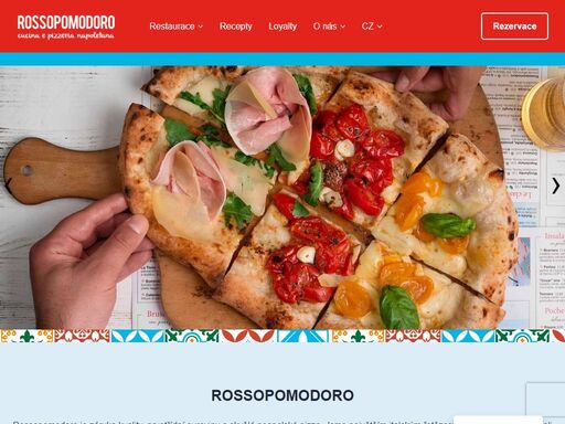 rossopomodoro je záruka kvality, prvotřídní suroviny a skvělá neapolská pizza. jsme největším italským řetězcem, který otevřel v neapoli svoji první