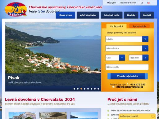 chorvatsko apartmány 2024 ubytování v soukromí. chorvatsko levné ubytování v apartmánech a penzionech. chorvatsko 2024.