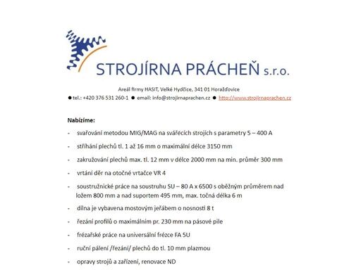 www.strojirnaprachen.cz