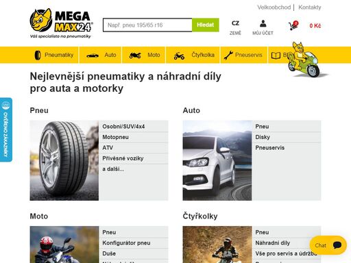 megamax24.cz | největší obchod s pneu a náhradními díly bezkonkurenční ceny pneumatiky skladem expedujeme do 24 hodin!
