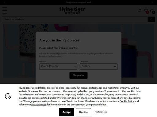 at flying tiger copenhagen, we design products to make you feel good - find inspirational products in our new webshop. flying tiger copenhagen