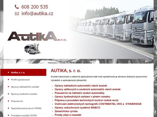 autorizovaný servis vozidel tatra a příprava na stk. náš profesionální tým se postará o váš nákladní vůz tatra ve všech ohledech.