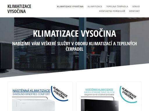 www.klimatizacevysocina.cz