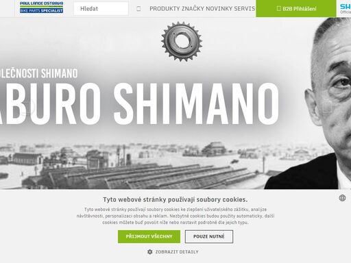 jediný dodavatel komponentů jízdních kol a příslušenství značky shimano v české republice.
