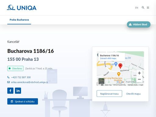 uniqa.cz/detaily-pobocek/praha-bucharova