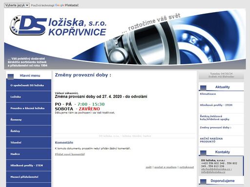 www.dsloziska.cz