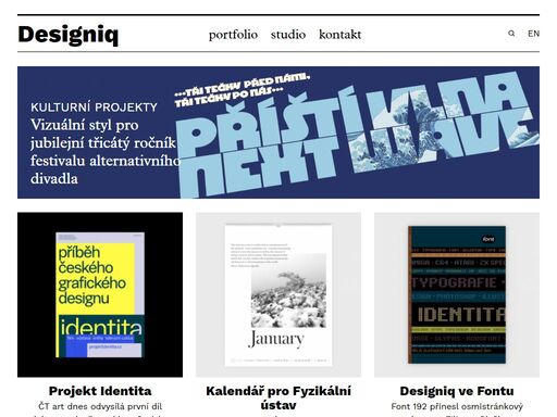designiq nabízí tvorbu knih, časopisů a dalších tiskovin a návrhy logotypů a corporate identity. studio založil filip blažek